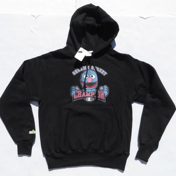 Champion X SESAME STREET Grover Hoodie Men's Small - Picture 2 of 12